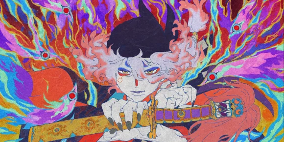 Мононокэ: Огненная крыса — баннер