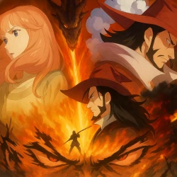 Монстры: Сто три милости — Проклятие дракона — постер аниме