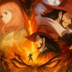 Монстры: Сто три милости — Проклятие дракона — постер аниме