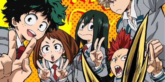 Моя геройская академия. Фильм 3: Миссия мировых героев — баннер