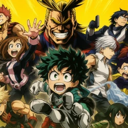 Моя геройская академия [ТВ-1] — постер аниме