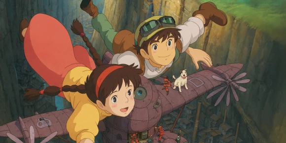 Небесный замок Лапута — баннер