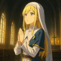 Не милейшая святая в соседнем королевстве — постер аниме