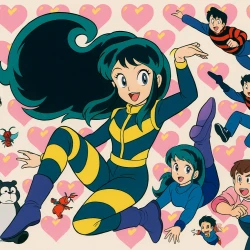 Несносные пришельцы — постер аниме