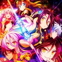 Нет игры — нет жизни — постер аниме