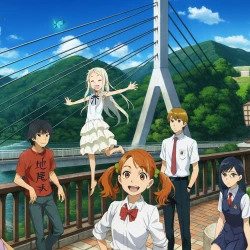 Невиданный цветок [ТВ] — постер аниме