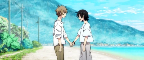 Незнакомец на берегу моря — баннер