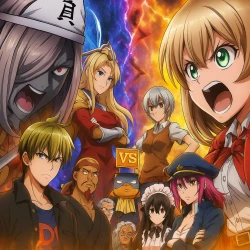 Нищебог же! — постер аниме