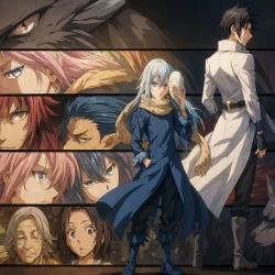 О моём перерождении в слизь [ТВ-2, первый сезон] — постер аниме