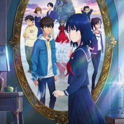 Одинокий замок в Зазеркалье — постер аниме