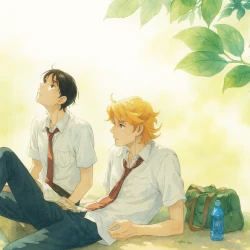 Одноклассники — постер аниме