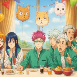 Ох, уж этот экстрасенс Сайки Кусуо!: Начало — постер аниме