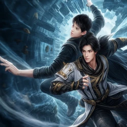 Окутывая небеса — постер аниме