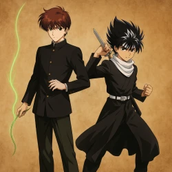 Отчет о буйстве духов — постер аниме