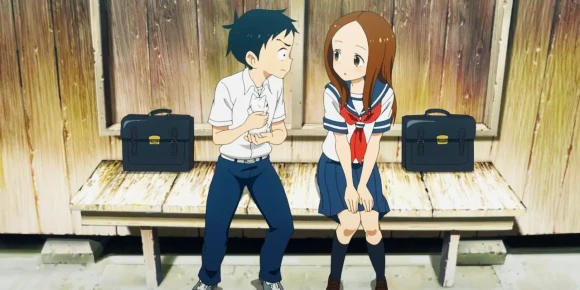 Озорная Такаги. Фильм — баннер