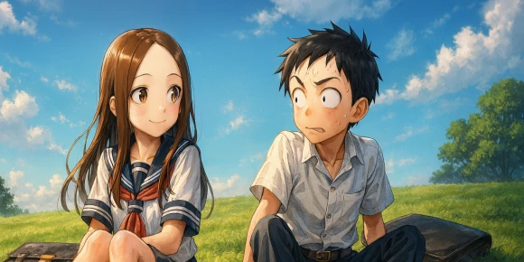 Озорная Такаги [ТВ-2] — баннер