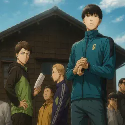 Почувствуй ветер — постер аниме