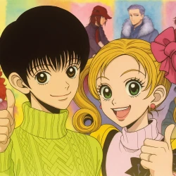 Повесть о соседях [ТВ] — постер аниме