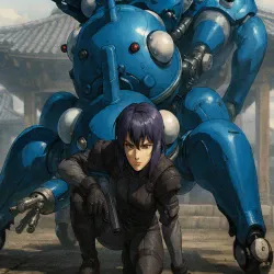 Призрак в доспехах: Синдром одиночки [ТВ-1] — постер аниме