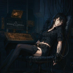 Призрак в доспехах — постер аниме