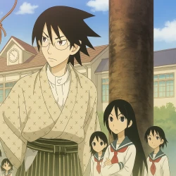 Прощай, унылый учитель [ТВ-1] — постер аниме