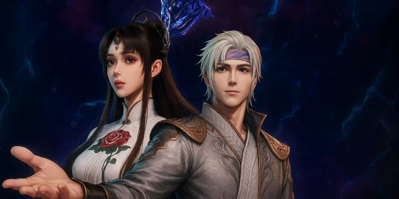 Противостоящий небесам — баннер