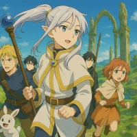 Провожающая в последний путь Фрирен