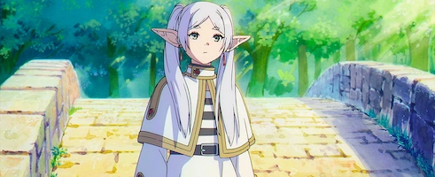 Провожающая в последний путь Фрирен — баннер