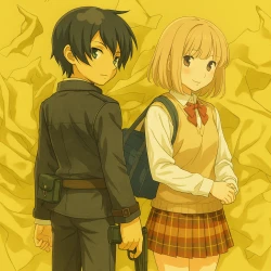 Путешествие Кино — постер аниме