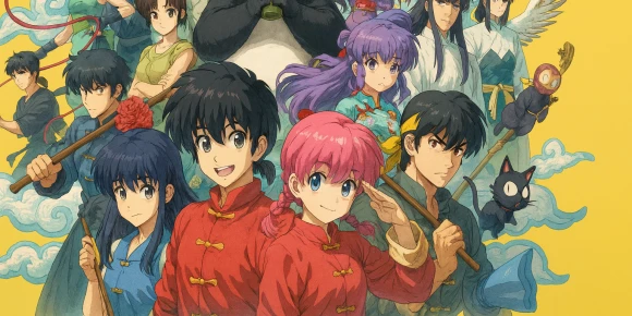 Ранма 1/2 (2024) — баннер