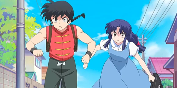 Ранма 1/2. Фильм 4 — баннер