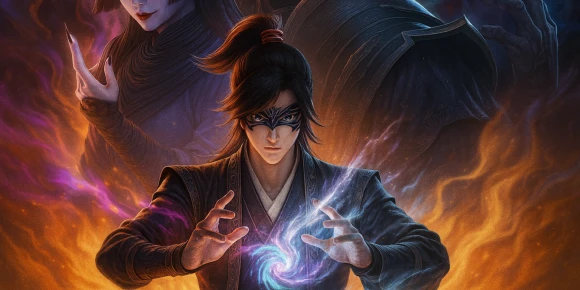 Расколотая битвой синева небес 4 — баннер