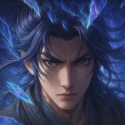 Расколотая битвой синева небес 5 — постер аниме