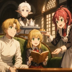 Реинкарнация безработного [ТВ-2, часть 2] — постер аниме