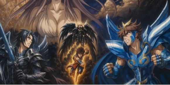 Рыцари Зодиака: Утерянный холст (часть 1) — баннер