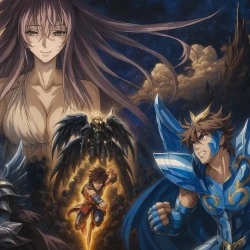 Рыцари Зодиака: Утерянный холст (часть 1) — постер аниме