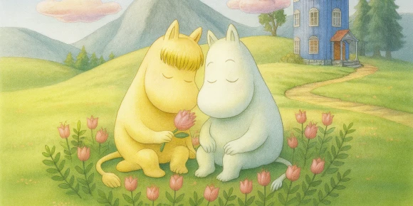 Счастливое семейство Муми-троллей — баннер