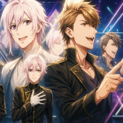 Семёрка идолов: Вибрато — постер аниме