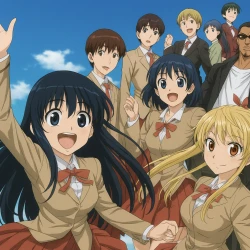 Школьный переполох (первый сезон) — постер аниме