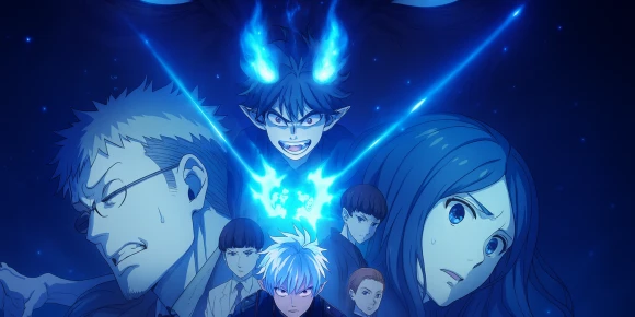 Синий экзорцист [ТВ-4, часть 2] — баннер