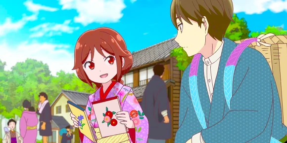 Сказка о девушке эпохи Тайсё — баннер