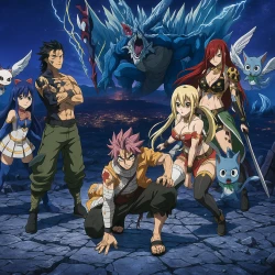 Сказка о Хвосте феи: Плач дракона — постер аниме