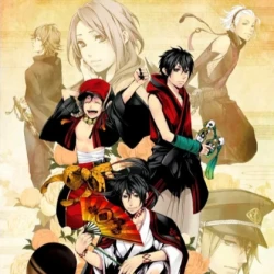 Смех под облаками — постер аниме