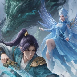 Становление богом 2 — постер аниме