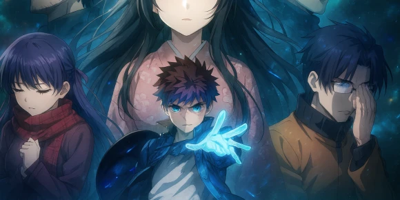 Судьба/Девочка-волшебница Иллия: Клятва под снегом — баннер