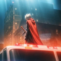 Судьба/Странная подделка: Шёпот рассвета — постер аниме