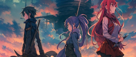 Мастера Меча Онлайн — баннер