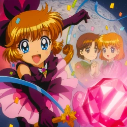 Таинственная грабительница Сент-Тэйл — постер аниме