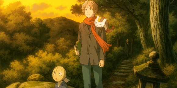 Тетрадь дружбы Нацумэ: Пробуждение камня и подозрительный посетитель — баннер