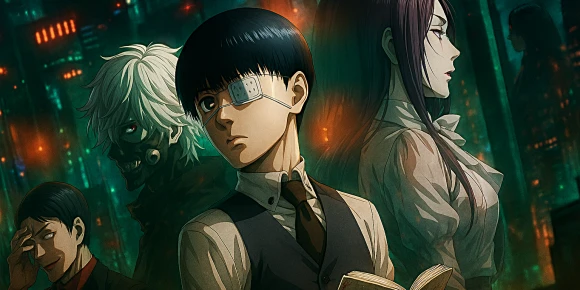 Токийский гуль [ТВ-1] — баннер